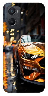 Чохол на Oppo A96 Golden sports car фото 1 з 1