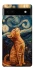 Чехол на Google Pixel 6a van gogh cat фото 1 из 1