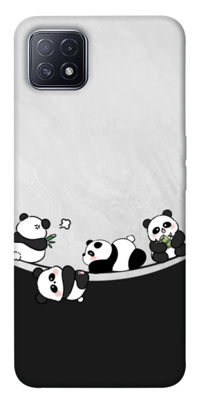 Чехол на Oppo A73 Four pandas фото 1 из 1