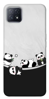 Чохол на Oppo A73 Four pandas фото 1 з 1