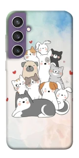 Чехол на Samsung Galaxy S23 FE Funny Pets ver.2 фото 1 из 1