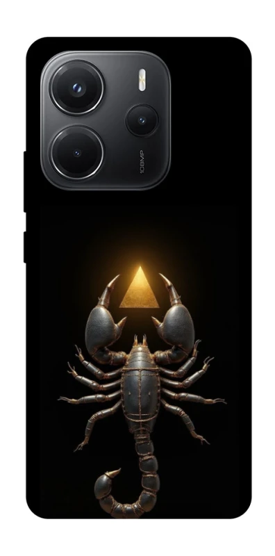 Чохол на Xiaomi Redmi Note 14 4G (Int. version) Scorpio with Golden Triangle фото 1 з 1