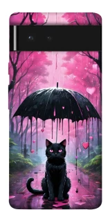 Чехол на Google Pixel 6 Black cat фото 1 из 1