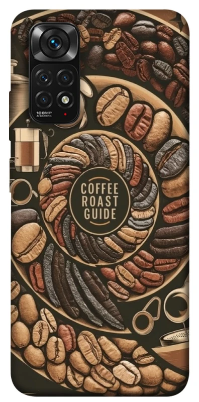 Чехол на Xiaomi Redmi Note 11 (Global) / Note 11S Coffee roast guide фото 1 из 1