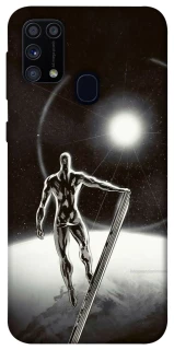 Чохол на Samsung Galaxy M31 Срібний серфер фото 1 з 1