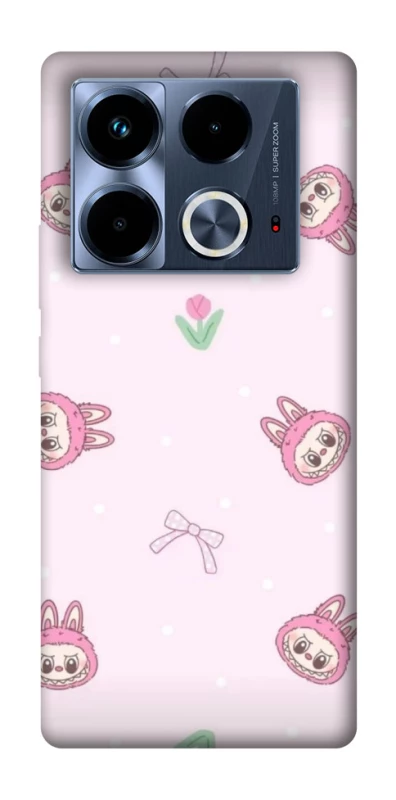 Чохол на Infinix Note 40 4G Labubu Flower фото 1 з 1