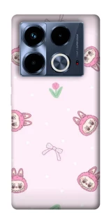 Чохол на Infinix Note 40 4G Labubu Flower фото 1 з 1