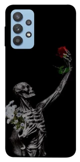 Чехол на Samsung Galaxy M32 Skeleton vs Rose фото 1 из 1