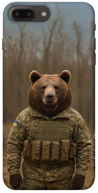 Чохол на Apple iPhone 7 plus / 8 plus Ведмідь захисник фото 1 з 1