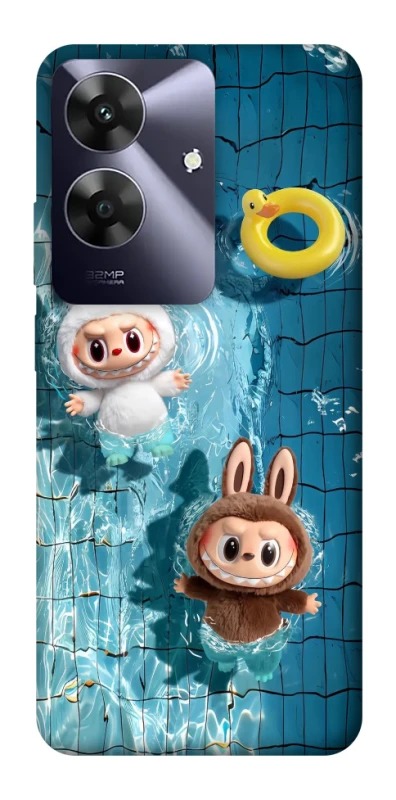 Чохол на Realme Note 60 Labubu in the pool фото 1 з 1