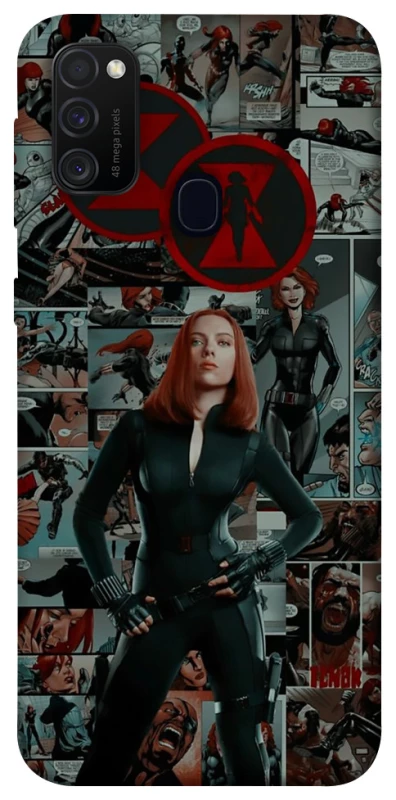 Чохол на Samsung Galaxy M30s / M21 Black Widow фото 1 з 1