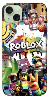 Чехол на Apple iPhone 15 Plus (6.7") Roblox Characters Collage фото 1 из 1