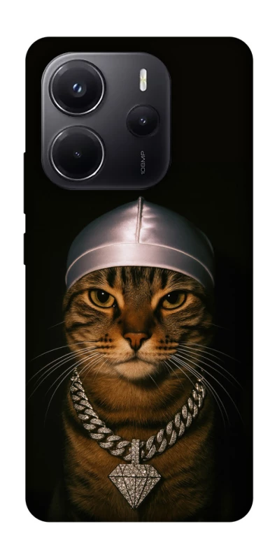 Чехол на Xiaomi Redmi Note 14 5G Cat in Bling фото 1 из 1