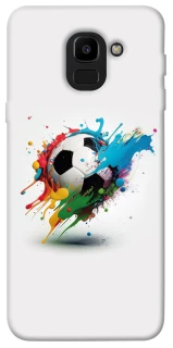 Чехол на Samsung J600F Galaxy J6 (2018) Football Ball ver3 фото 1 из 1