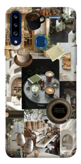 Чехол на Samsung Galaxy A20s Coffee collage ver.4 фото 1 из 1