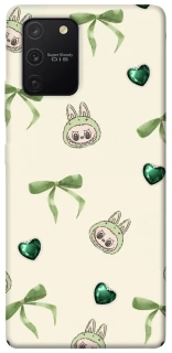 Чохол на Samsung Galaxy S10 Lite Labubu Green Heart фото 1 з 1
