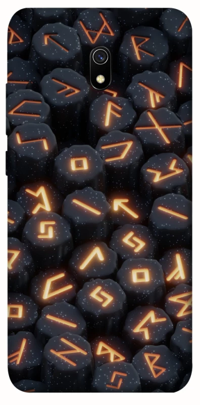 Чехол на Xiaomi Redmi 8a Огненые руны фото 1 из 1