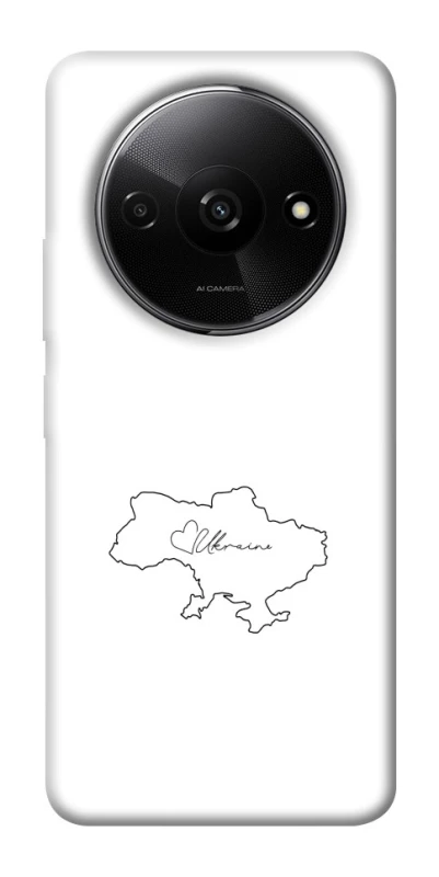 Чохол на Xiaomi Redmi A3 Ukraine map фото 1 з 1