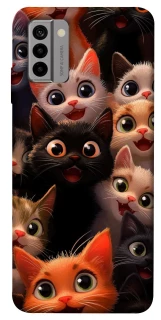 Чохол на Nokia G22 happy cats фото 1 з 1