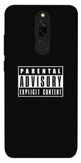 Чохол на Xiaomi Redmi 8 Parental Advisory Label фото 1 з 1