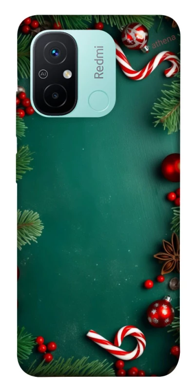 Чохол на Xiaomi Redmi 12C / Poco C55 Новорічний v35 фото 1 з 1