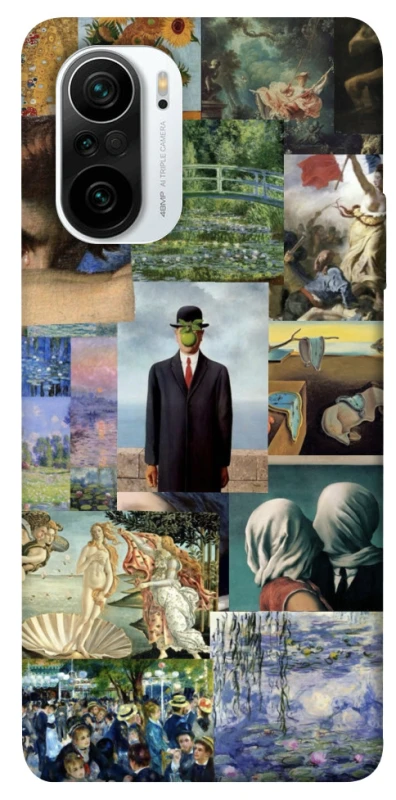 Чехол на Xiaomi Redmi K40 / K40 Pro / K40 Pro+ / Poco F3 Art collage ver.4 фото 1 из 1