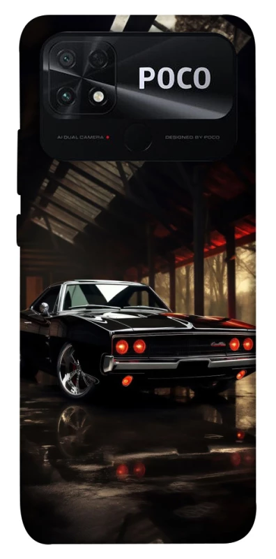 Чохол на Xiaomi Poco C40 Black classic car фото 1 з 1