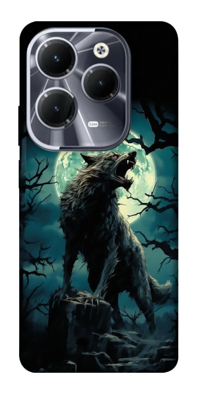 Чохол на Infinix Hot 40 Pro Вовк під місяцем фото 1 з 1