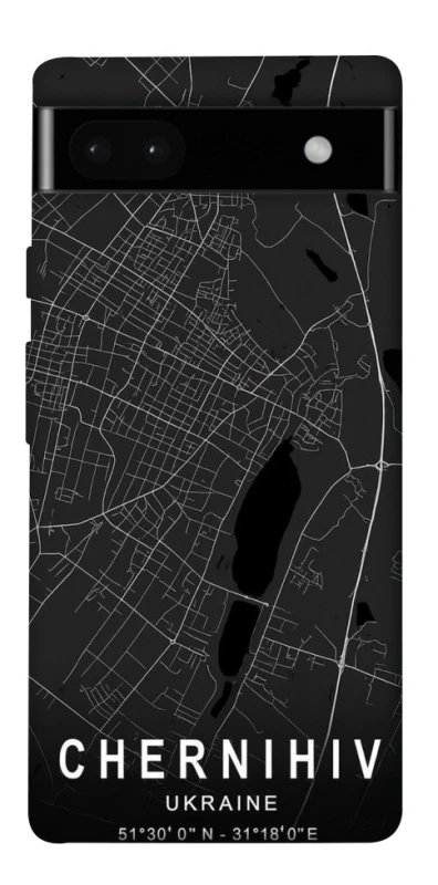 Чехол на Google Pixel 6a Chernihiv map фото 1 из 1