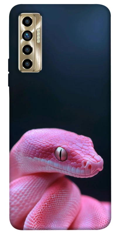 Чехол на TECNO Camon 17P Розовая Змея фото 1 из 1