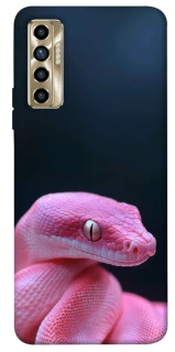 Чохол на TECNO Camon 17P Рожева змія фото 1 з 1