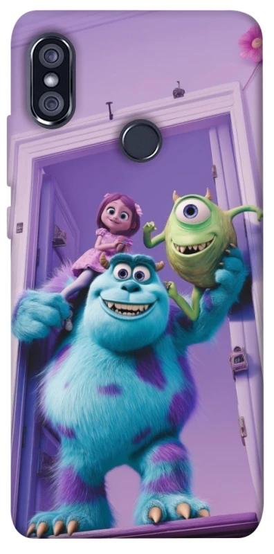 Чехол на Xiaomi Redmi Note 5 Pro / Note 5 (AI Dual Camera) Monsters friends фото 1 из 1