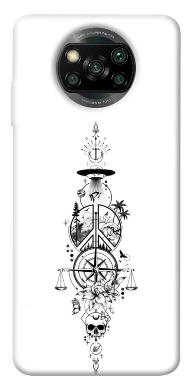 Чехол на Xiaomi Poco X3 NFC / Poco X3 Pro Tattoo ver.7 фото 1 из 1