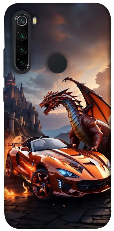 Чохол на Xiaomi Redmi Note 8 Сar and dragon фото 1 з 1