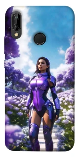 Чехол на Huawei P20 Lite Cyber space girl ver.4 фото 1 из 1