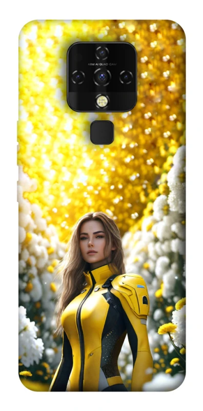 Чохол на TECNO Camon 16 SE Cyber space girl ver.2 фото 1 з 1