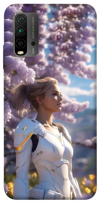 Чохол на Xiaomi Redmi 9T Cyber space girl ver.1 фото 1 з 1