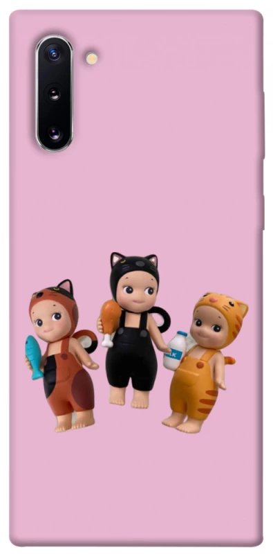 Чехол на Samsung Galaxy Note 10 Cat Cafe Trio фото 1 из 1