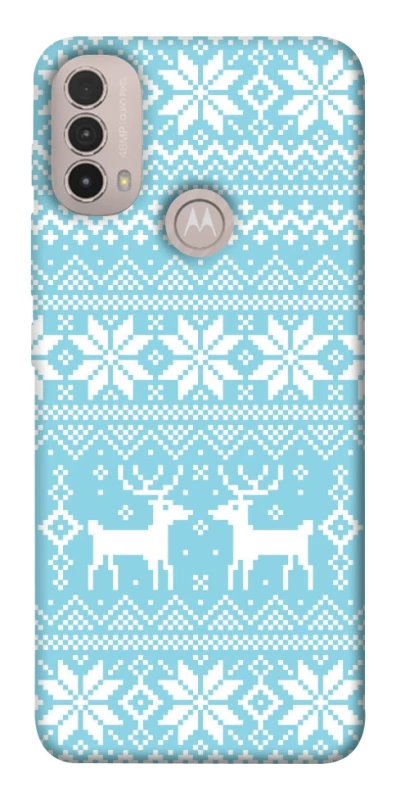 Чохол на Motorola Moto E40 Новорічний v10 фото 1 з 1