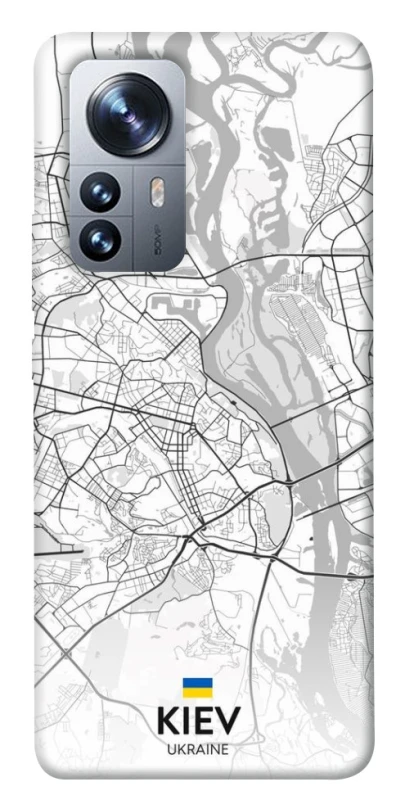 Чохол на Xiaomi 12 / 12X Kiev white map фото 1 з 1