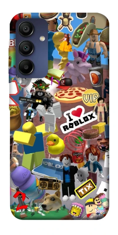 Чохол на Samsung Galaxy A15 4G/5G Roblox collage ver.5 фото 1 з 1