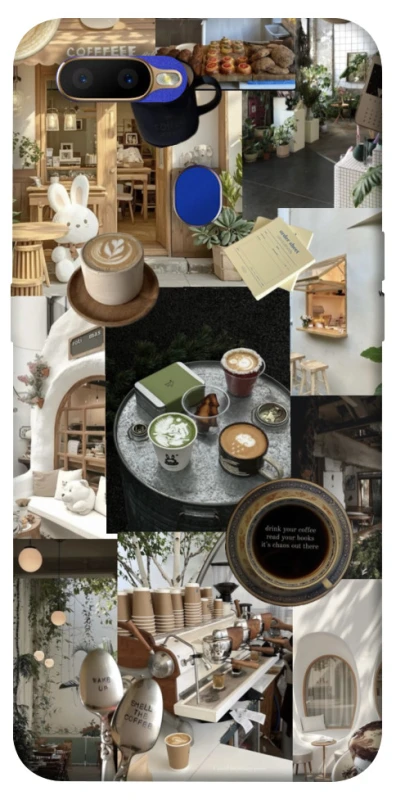 Чехол на Oppo A5s Coffee collage ver.4 фото 1 из 1