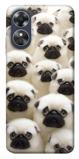 Чехол на Oppo A17 Doggy Pug Love фото 1 из 1