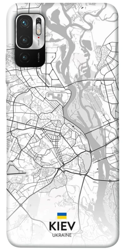 Чохол на Xiaomi Poco M3 Pro 4G / 5G Kiev white map фото 1 з 1