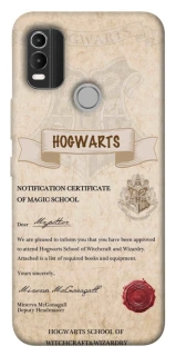 Чехол на Nokia C21 Plus The Hogwarts acceptance letter фото 1 из 1