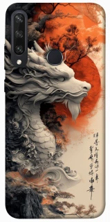 Чехол на Huawei Y6p white dragon фото 1 из 1