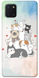 Чохол на Samsung Galaxy Note 10 Lite (A81) Funny Pets ver.2 фото 1 з 1