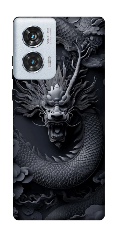 Чохол на Motorola Edge 50 Fusion black dragon фото 1 з 1