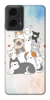 Чехол на Motorola Moto G04 Funny Pets ver.2 фото 1 из 1