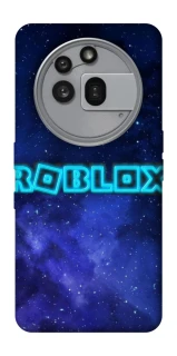 Чехол на Nothing Phone (3a) Pro Roblox Space Logo Blue фото 1 из 1